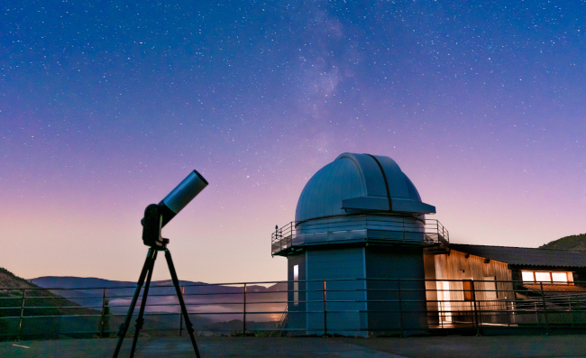 Telescope à la campagne